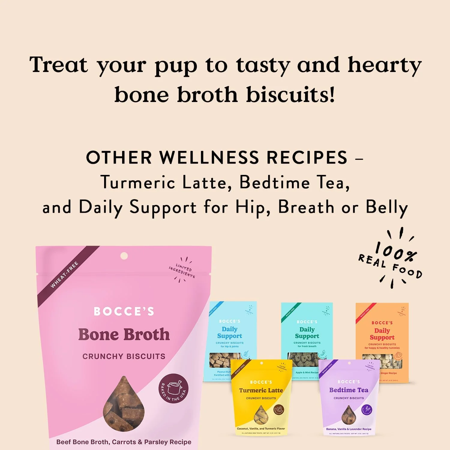 Bocce's Bakery Oven Baked Bone Broth Treats for Dogs – 5 oz - Image 4