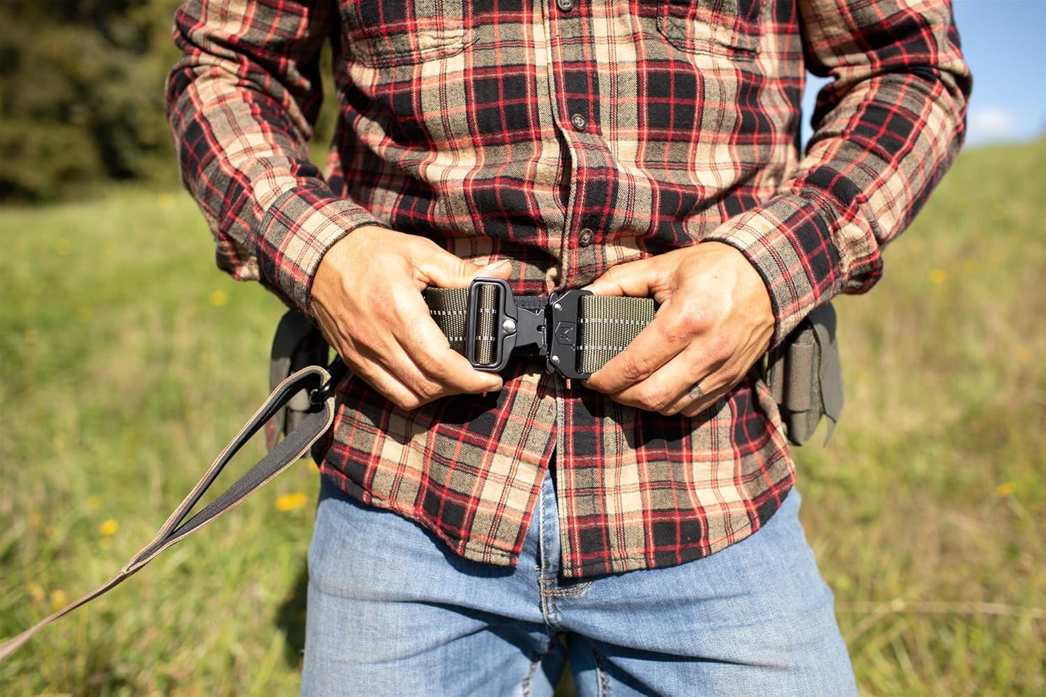 Boss Dog Tactical Dog Walker Utility Human Belt, Tan - Image 3