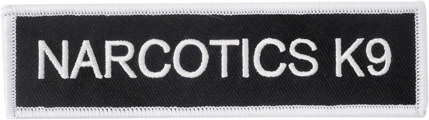 Boss Dog Tactical Hook-Backed Patch for Boss Boss Dog Tactical Harnesses, Narcotics K9