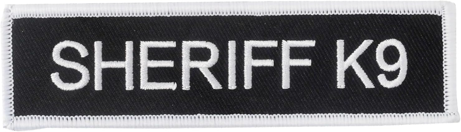 Boss Dog Tactical Hook-Backed Patch for Boss Boss Dog Tactical Harnesses, Sheriff K9