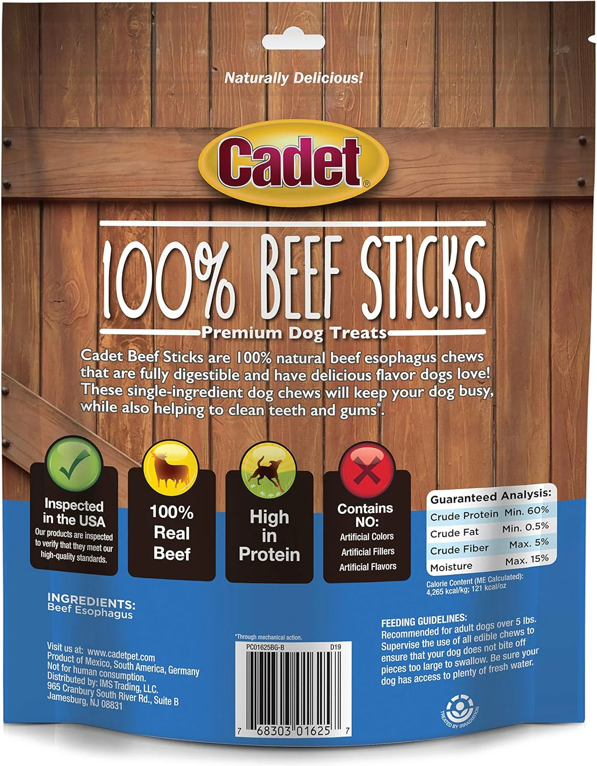 Cadet 100% Beef Strips Dog Chew Sticks, Long-Lasting Single-Ingredient Natural Treats, High-Protein, Perfect for Small & Large Breeds - Image 9