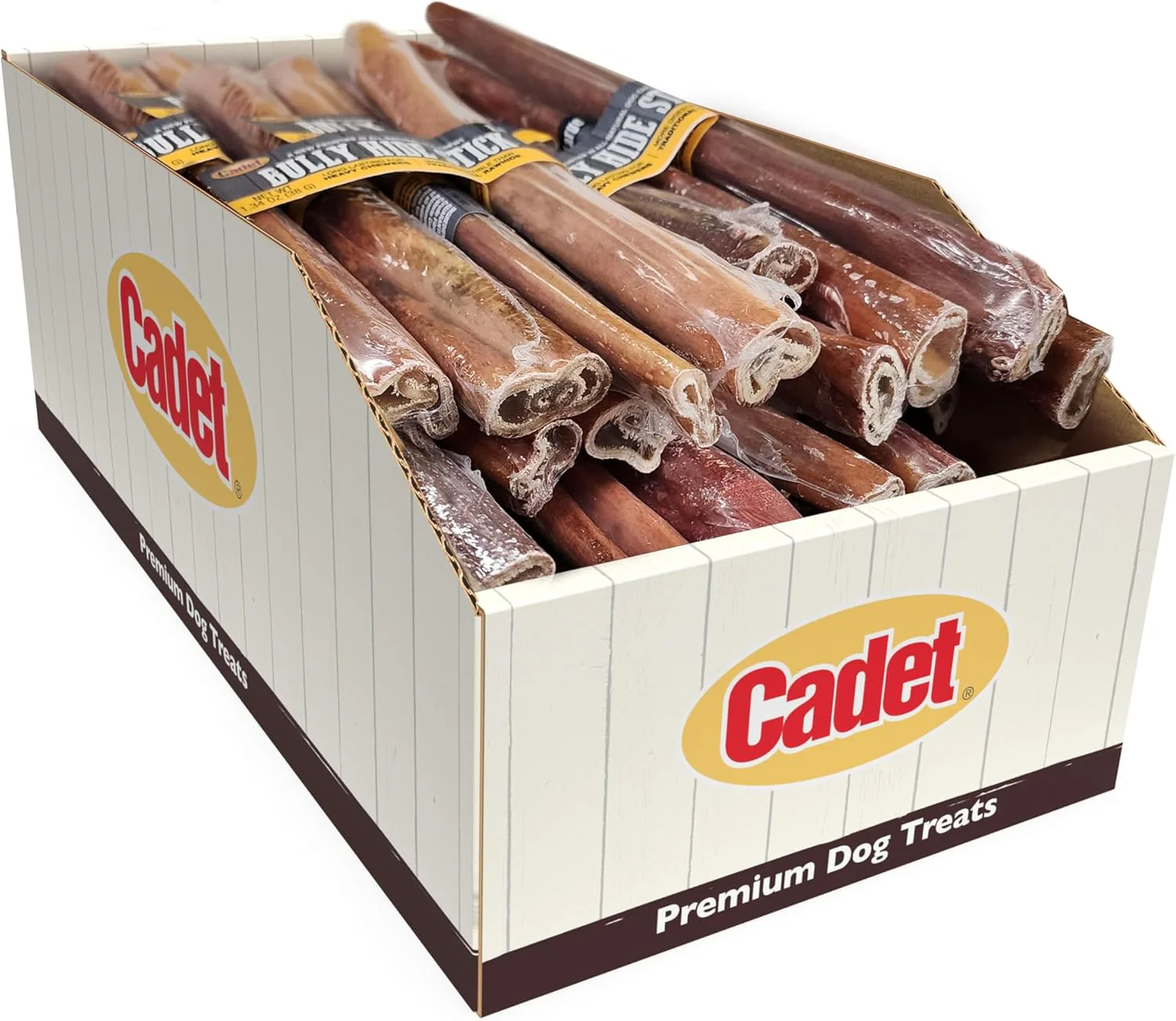 Cadet Bully Hide Sticks for Large Dogs, All-Natural Beef Pizzle, Limited-Ingredient Long-Lasting Dog Chews for Aggressive Chewers - Image 13