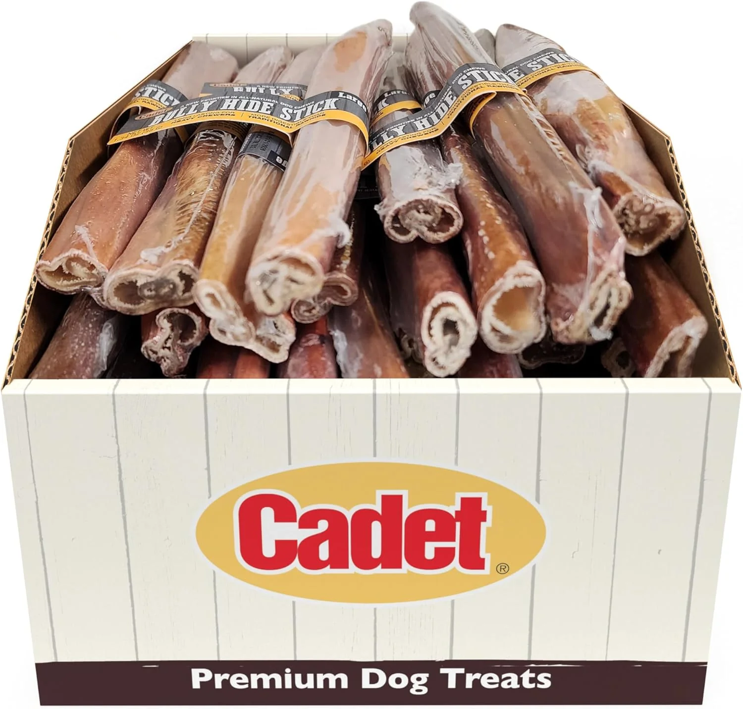 Cadet Bully Hide Sticks for Large Dogs, All-Natural Beef Pizzle, Limited-Ingredient Long-Lasting Dog Chews for Aggressive Chewers - Image 14