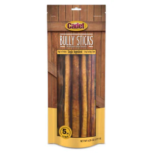 Cadet Bully Hide Sticks for Large Dogs, All-Natural Beef Pizzle, Limited-Ingredient Long-Lasting Dog Chews for Aggressive Chewers - Image 16