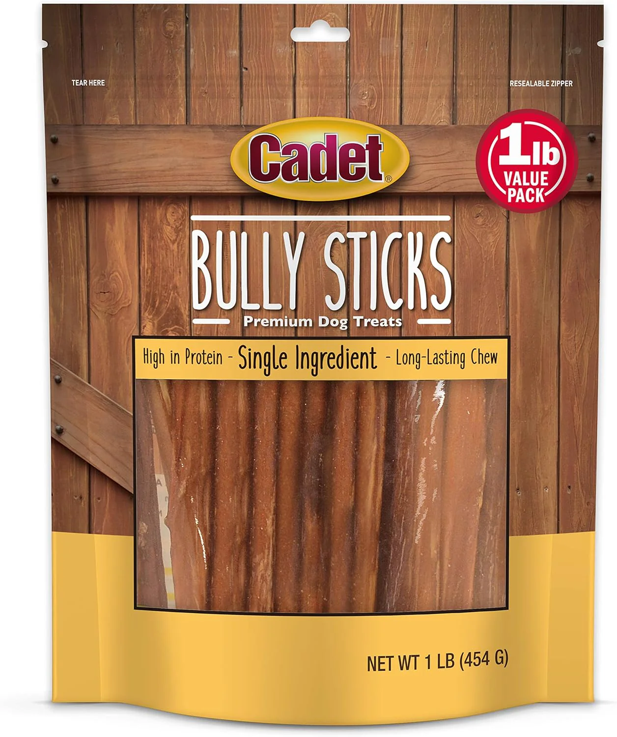 Cadet Bully Sticks for Small Dogs – All-Natural Beef Pizzle, High Protein, Low Fat, Long-Lasting, Grain & Rawhide-Free Dog Chews for Aggressive Chewers, Small - Image 12