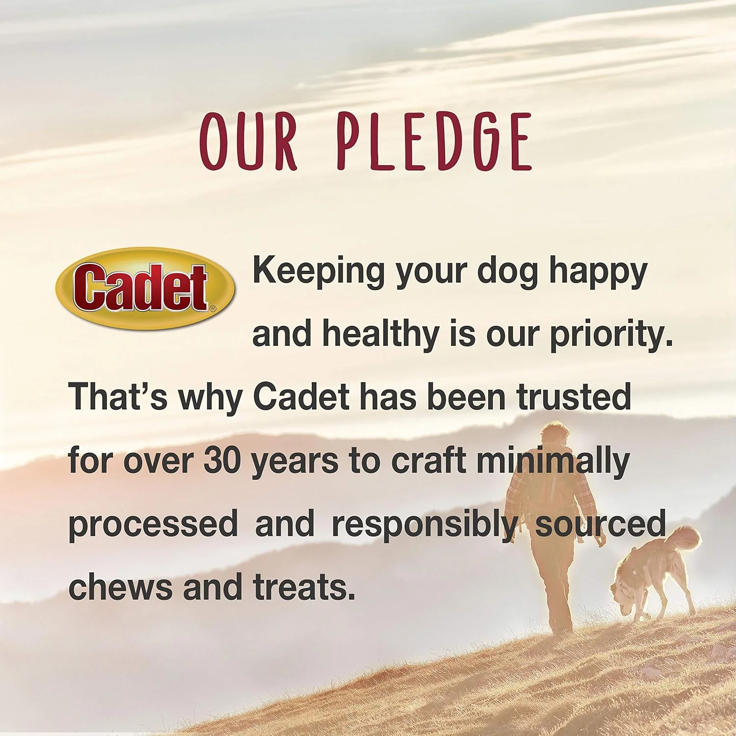 Cadet Gourmet Chicken & Apple Wrapped Dog Treats Wraps - Healthy & Natural Chicken & Apple Dog Training Treats for Small & Large Dogs - Inspected & Tested in USA - Image 7