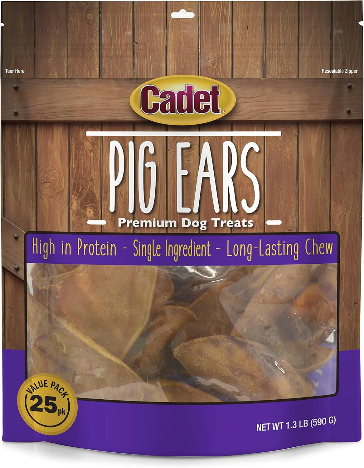 Cadet Natural Pig Ears for Dogs, Long Lasting & Natural Chew Treats for Dogs - Image 10