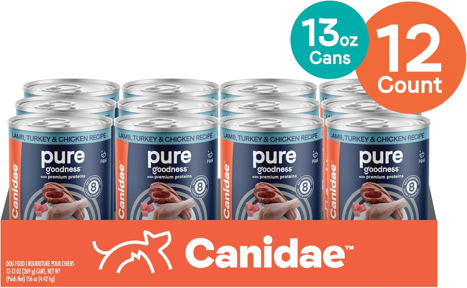 CANIDAE® PURE Lamb, Turkey & Chicken Recipe Dog Wet - Image 2