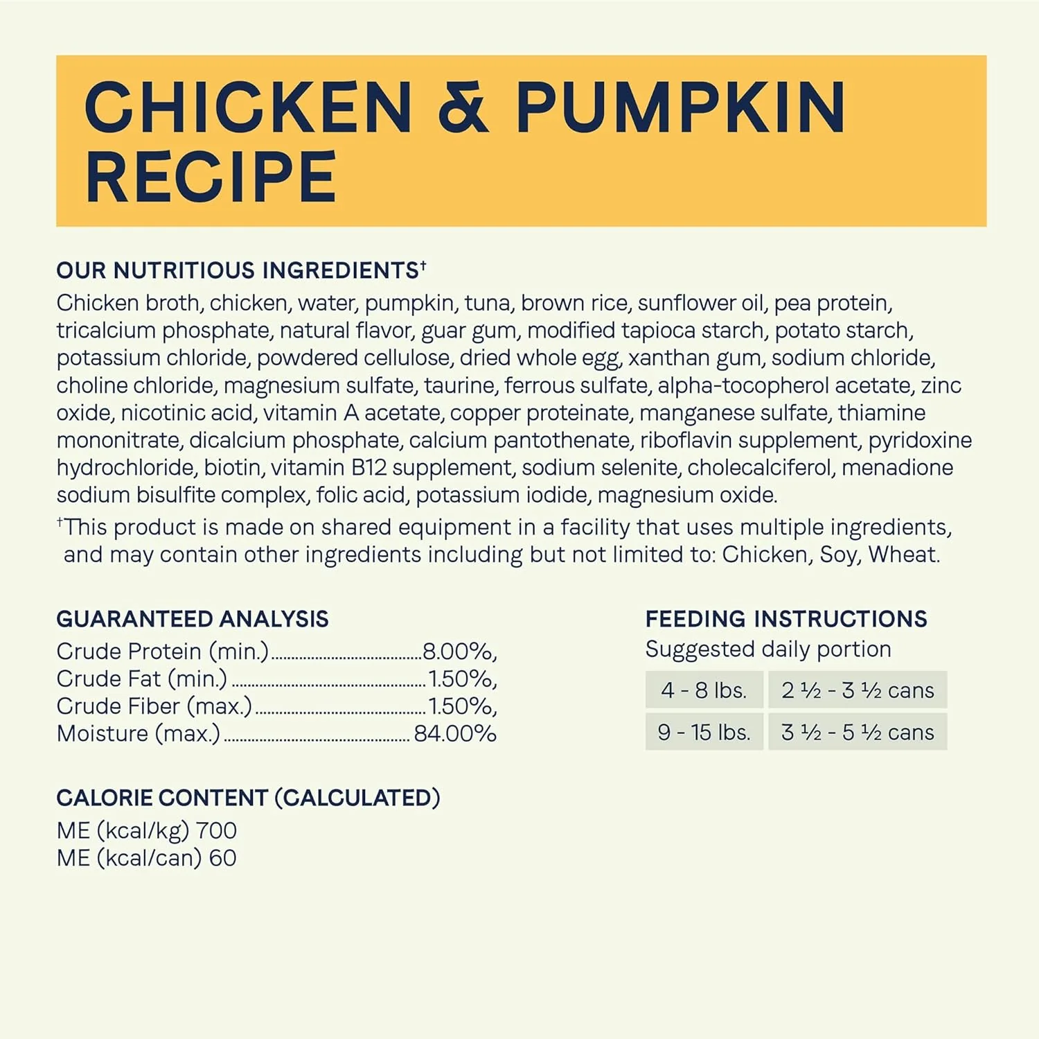 Canidae Balanced Bowl Wet Cat Food, Chicken & Pumpkin Recipe - Image 6