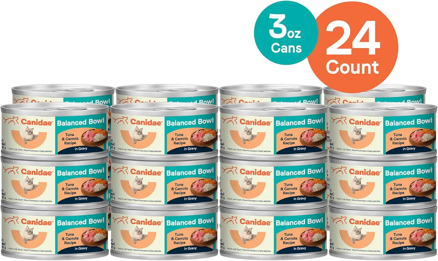 Canidae Balanced Bowl Wet Cat Food, Tuna & Carrots Recipe - Image 7