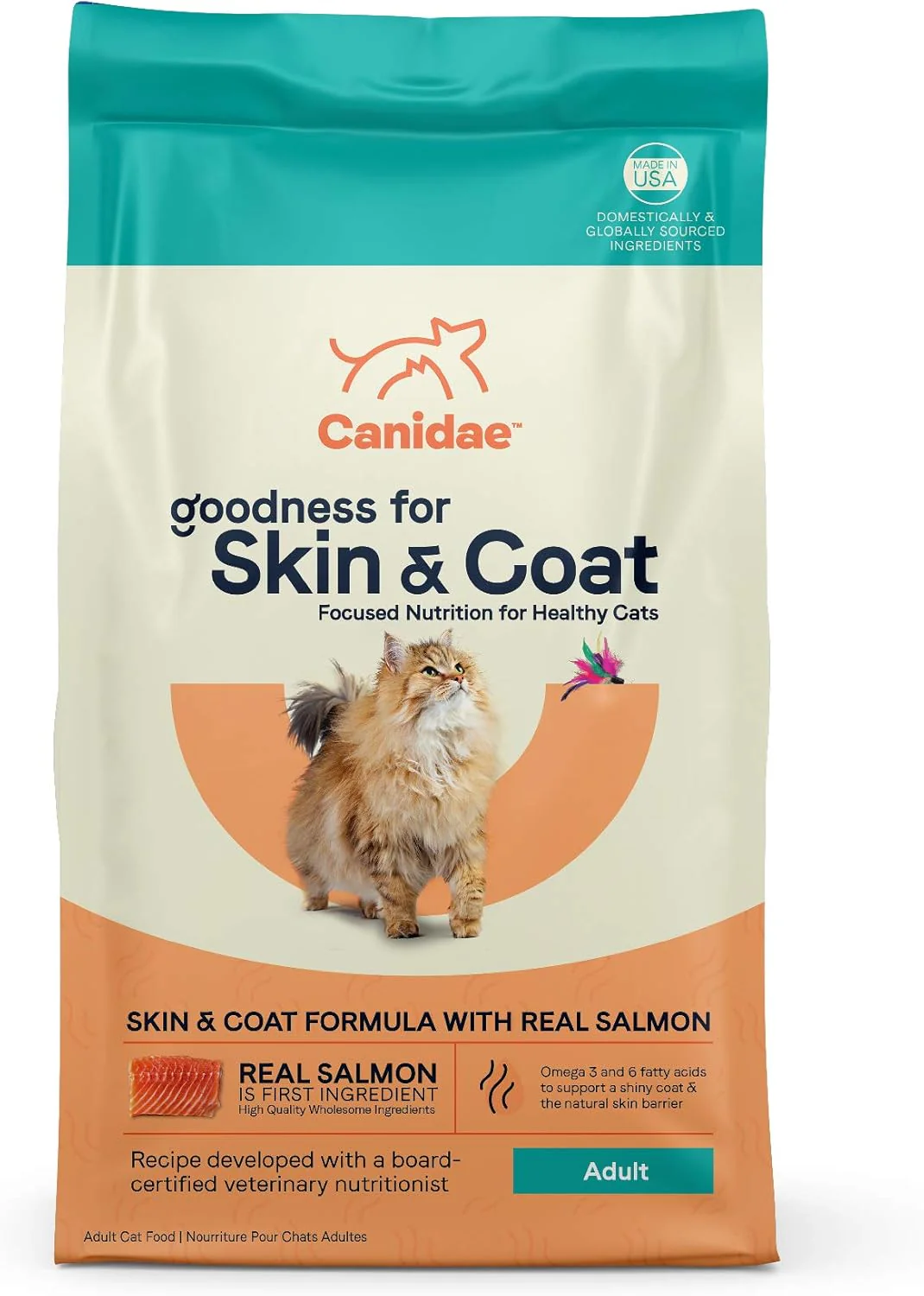 Canidae Goodness for Skin and Coat, Premium Adult Dry Cat Food with Real Salmon - Image 6