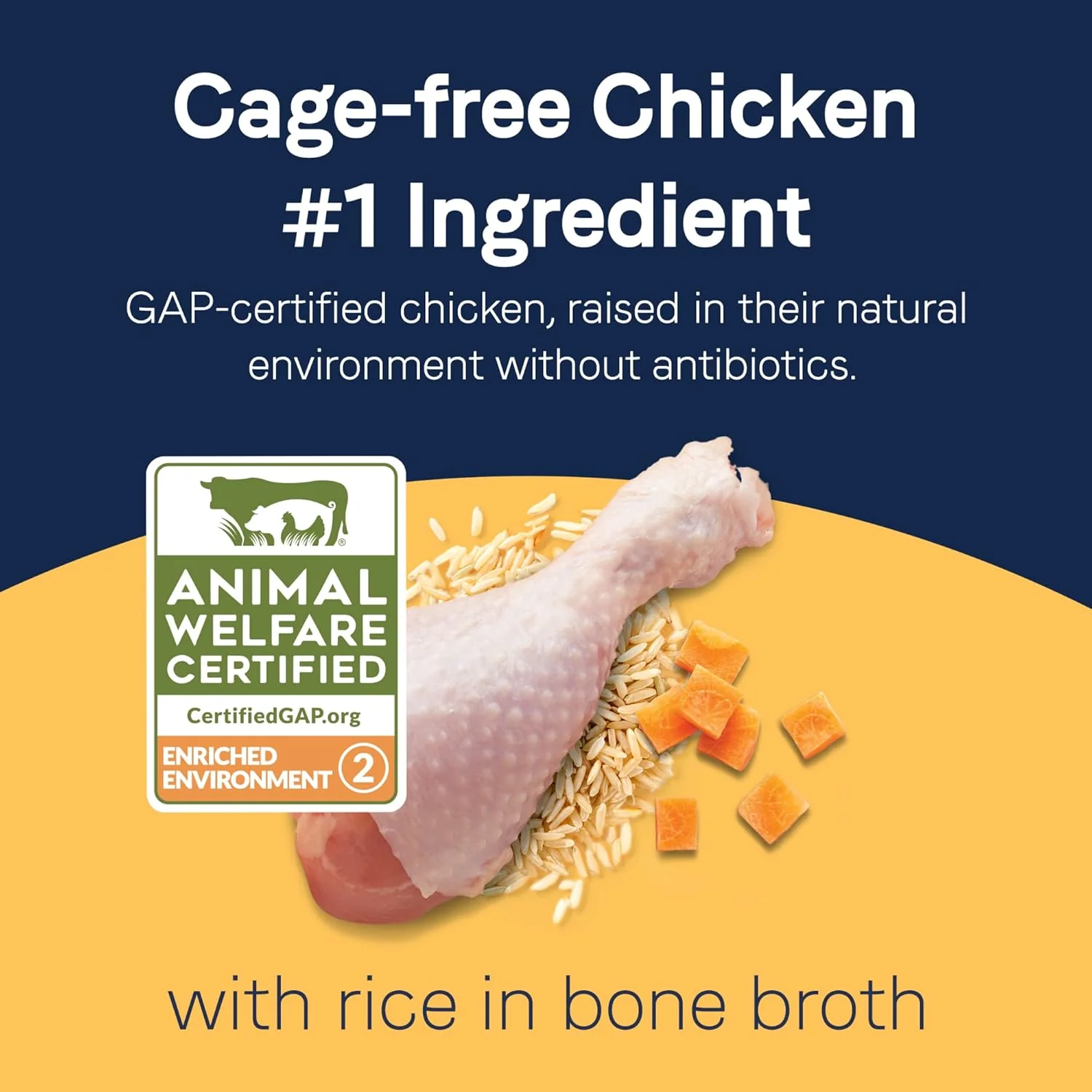 CANIDAE Pure 2-in-1 Goodness Pate with Real Chicken & Carrots in Bone Broth Wet Dog Food - Image 3