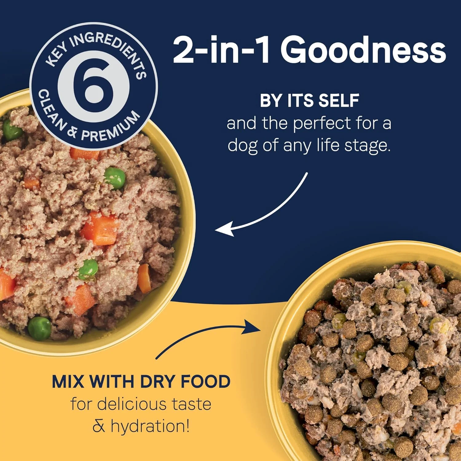CANIDAE Pure 2-in-1 Goodness Pate with Real Chicken & Carrots in Bone Broth Wet Dog Food - Image 4