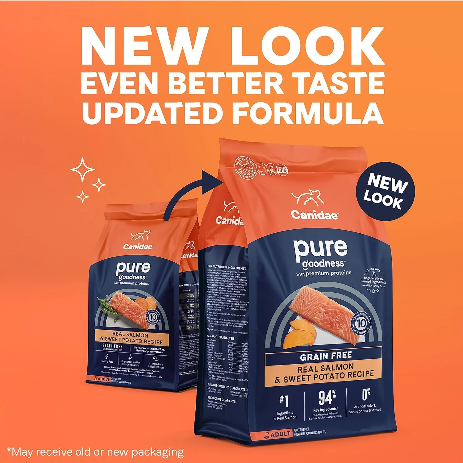 Canidae Pure Real Salmon & Sweet Potato Recipe Adult Dry Dog - Image 3