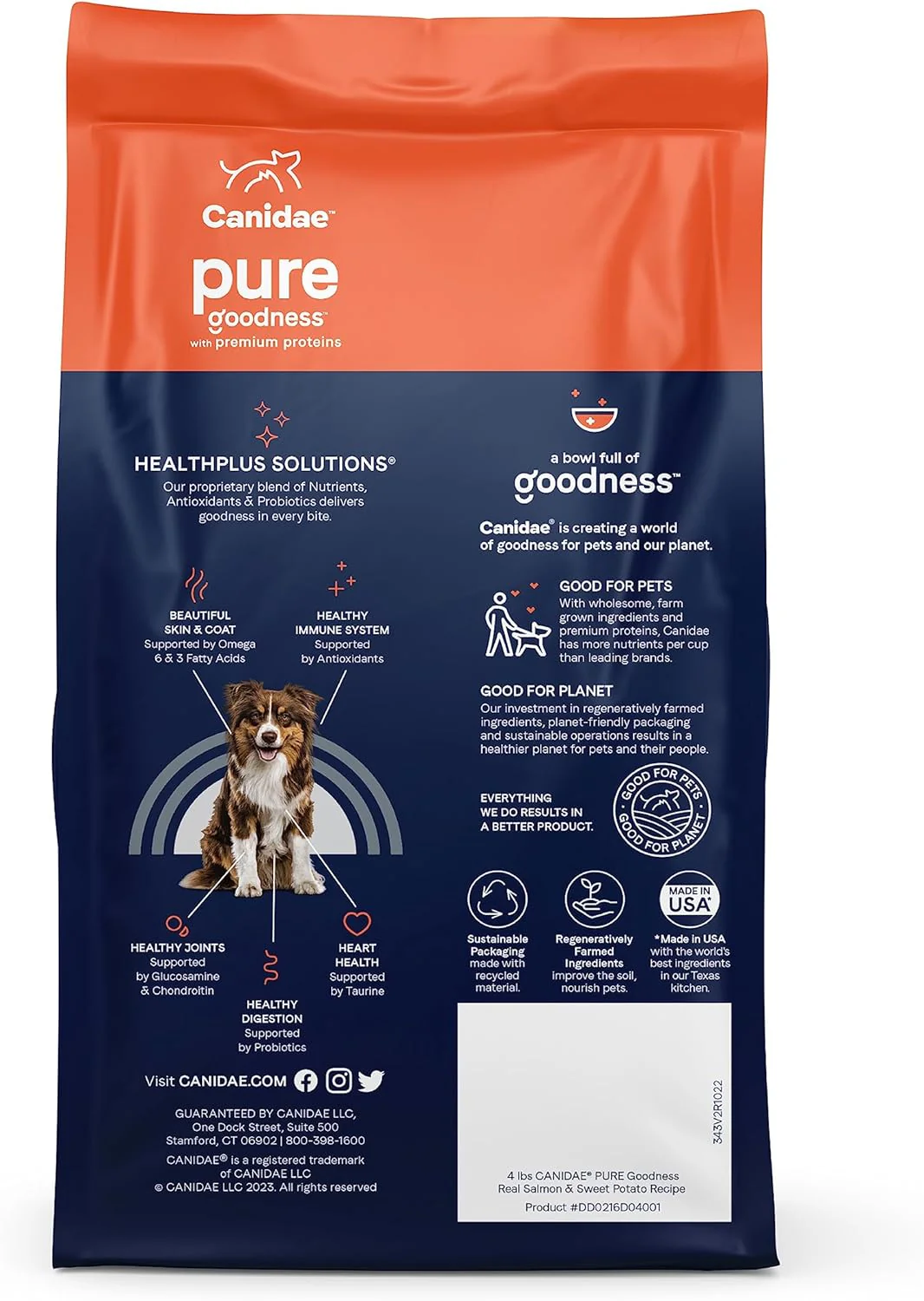 Canidae Pure Real Salmon & Sweet Potato Recipe Adult Dry Dog - Image 4