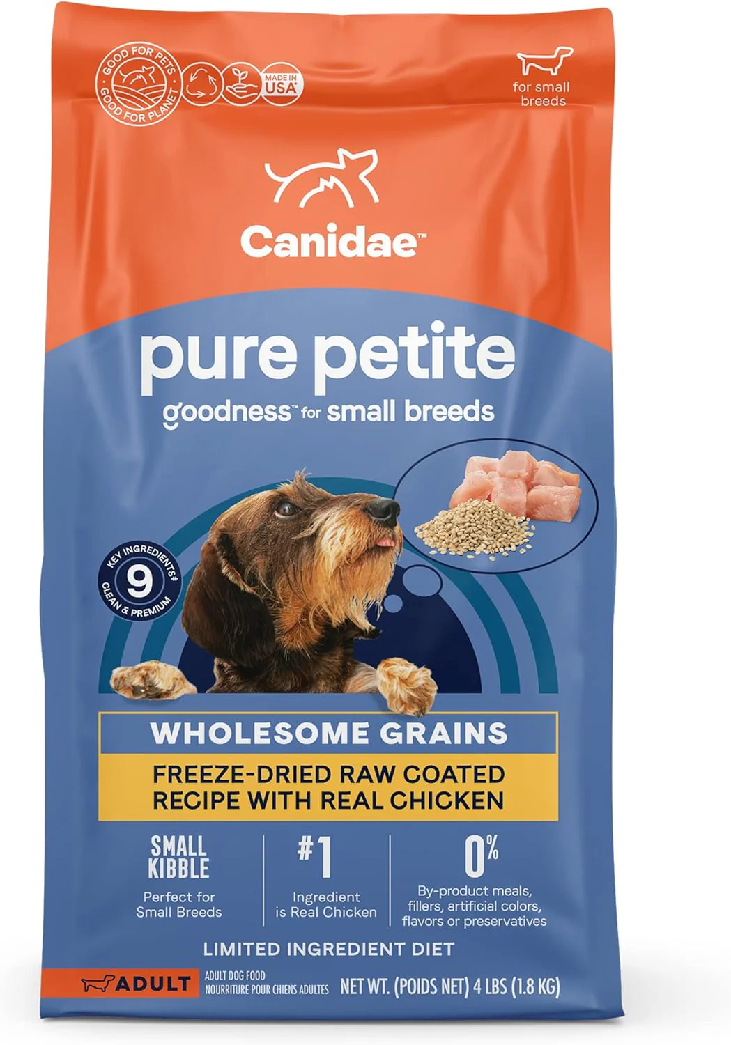Canidae Pure Petite Premium Dry Dog Food for Small Breeds, Chicken & Wholesome Grains Recipe - Image 6