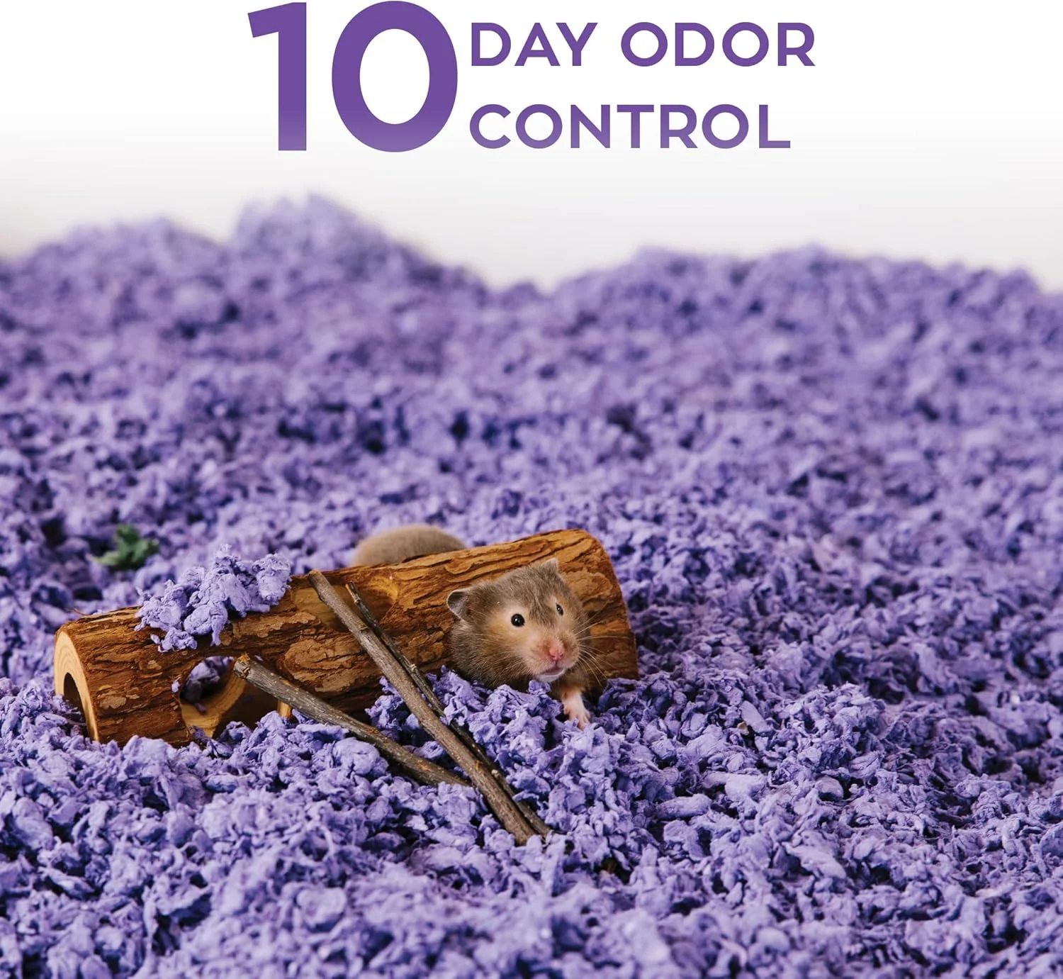 carefresh 99% Dust-Free Purple Natural Paper Small Pet Bedding with Odor Control - Image 3