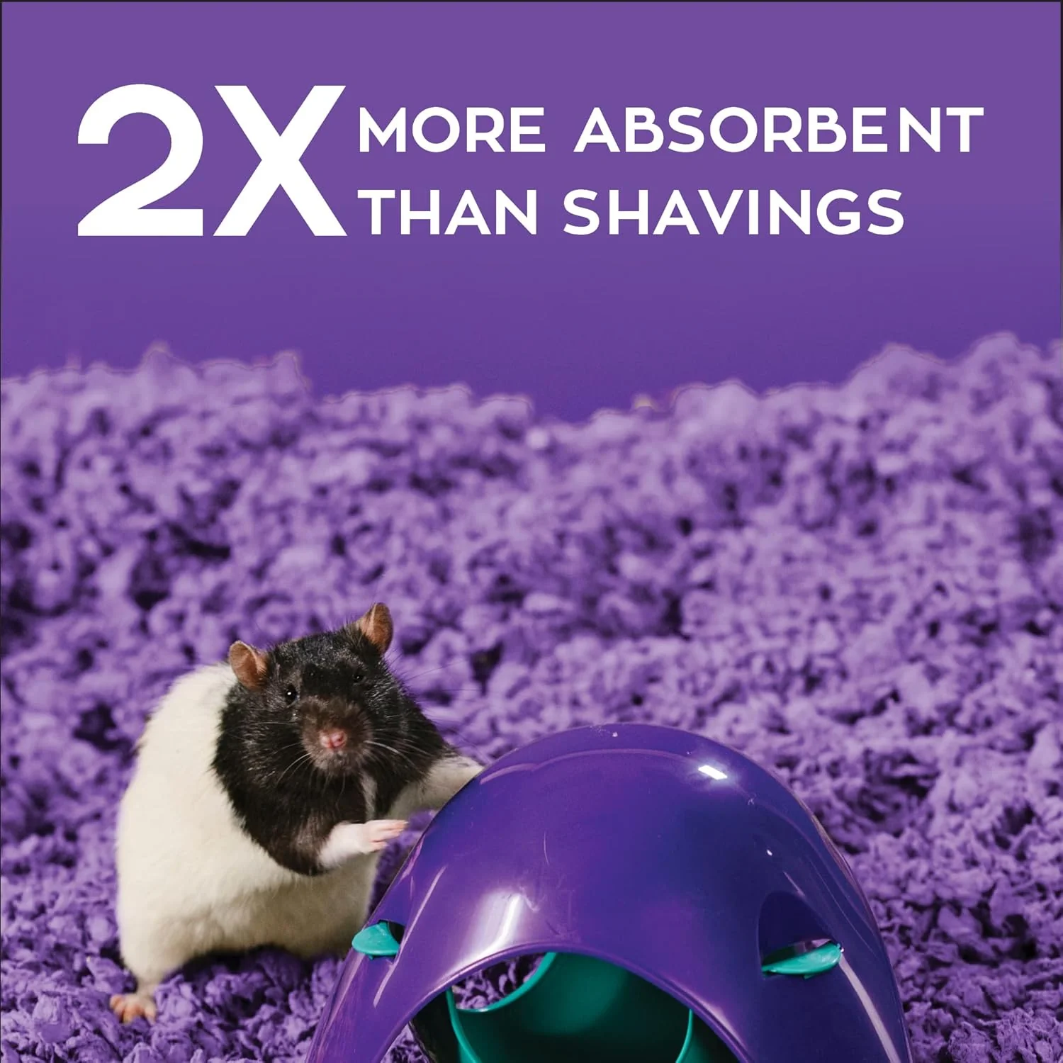 carefresh 99% Dust-Free Purple Natural Paper Small Pet Bedding with Odor Control - Image 4