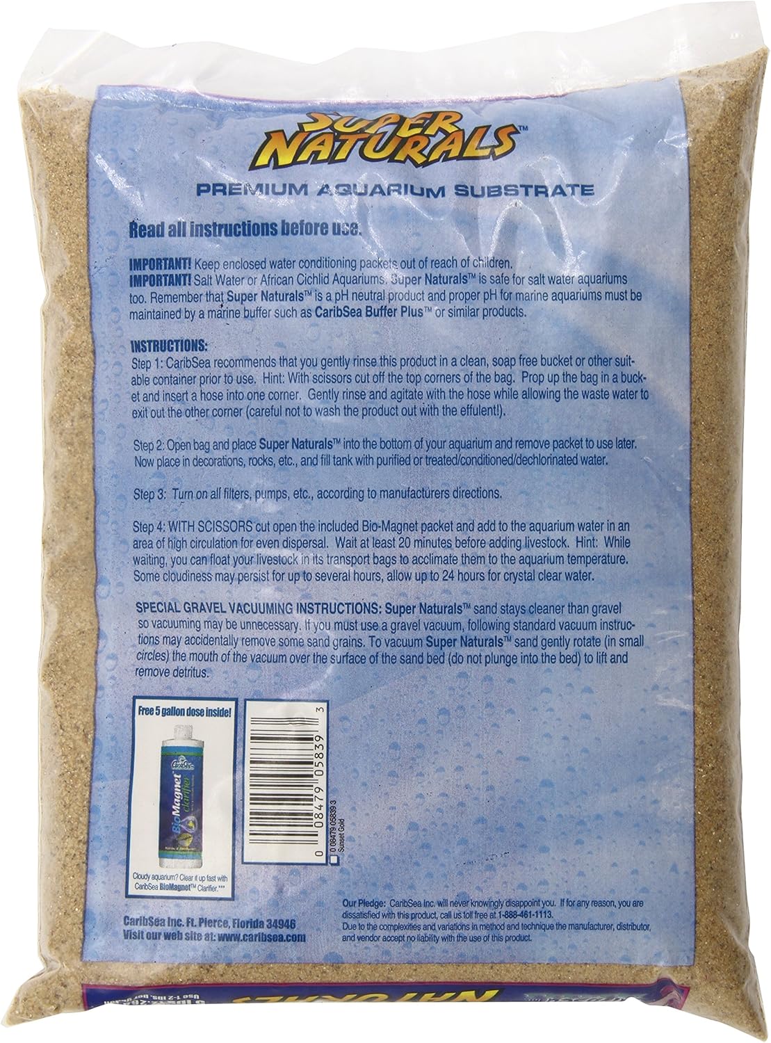 Carib Sea Super Naturals Sand for Aquarium 5lb - Image 3