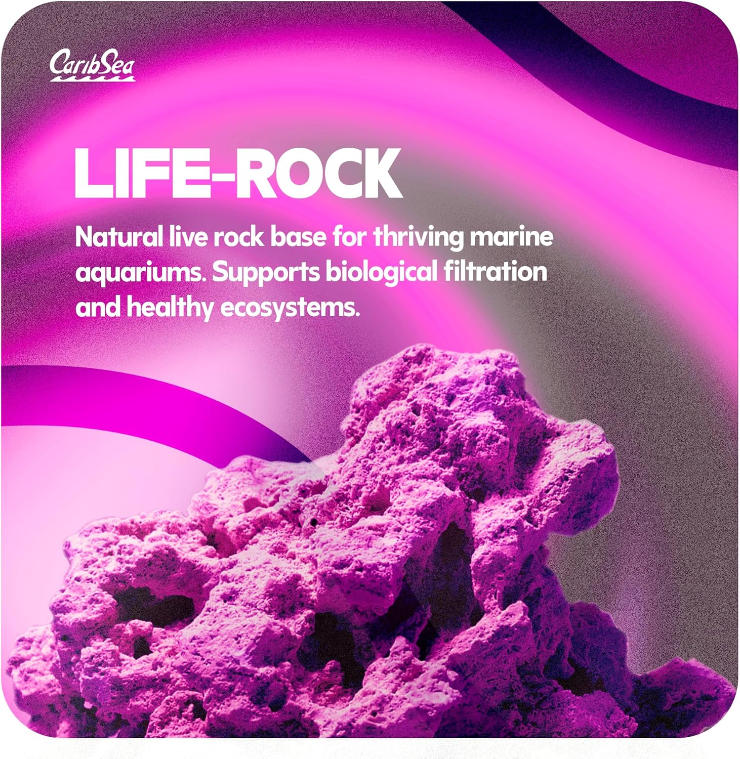 CaribSea LifeRock Base Rock - 40 lbs - Natural Aragonite Rock for Custom Aquascaping, Supports Marine & Reef Environments, Enhances Tank Stability - Image 3