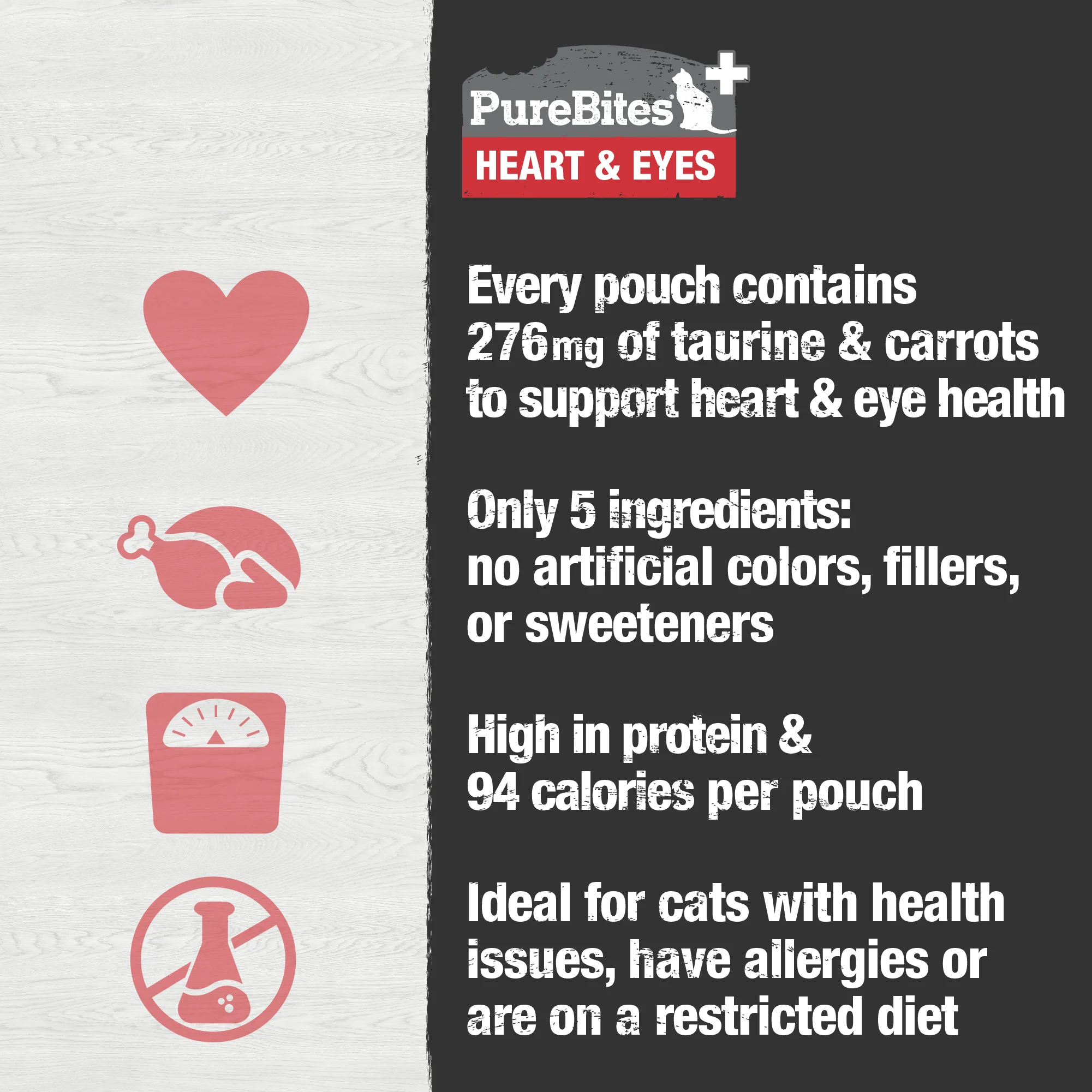 PureBites+ Heart & Eyes Squeezables for Cats, only 5 Ingredients - Image 5