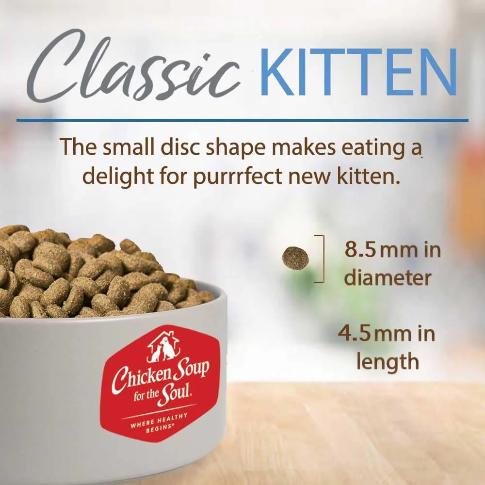 Chicken Soup for The Soul Classic Dry Kitten Food, Chicken, Brown Rice & Pea Recipe  Soy, Corn & Wheat Free, No Artificial Flavors or Preservatives - Image 9
