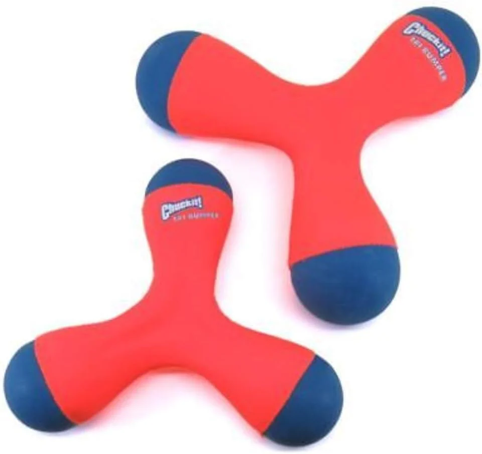 Chuckit! Amphibious Tri-Bumper Fetch Dog Toy, Black - Image 4
