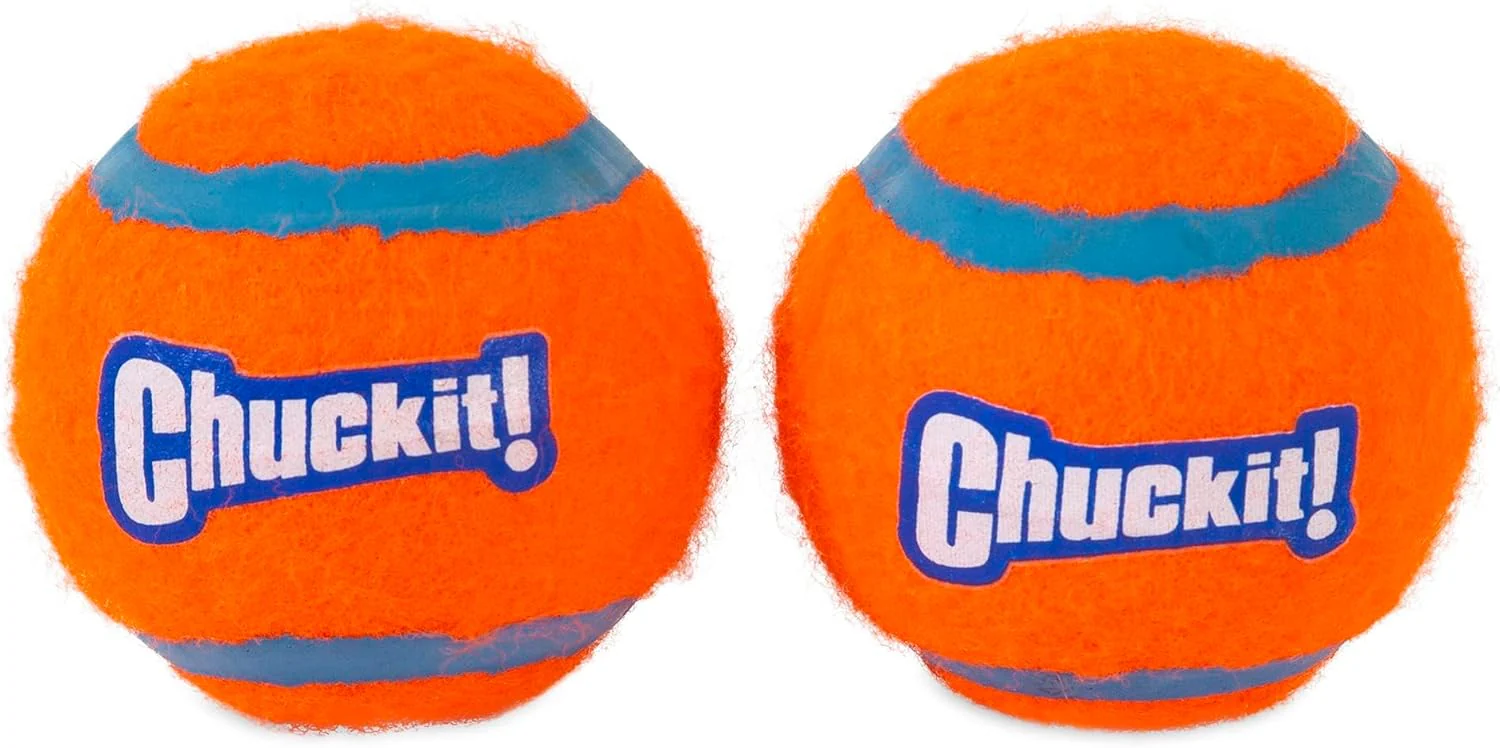 Chuckit! Dog Tennis Ball Dog Toy, Pack of 2 - Image 2