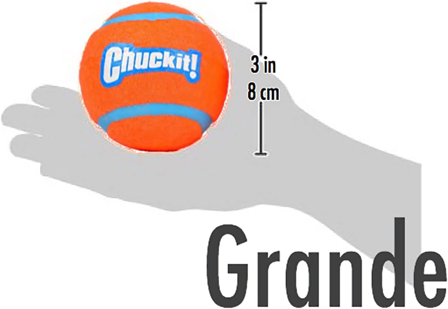Chuckit! Dog Tennis Ball Dog Toy, Pack of 2 - Image 6
