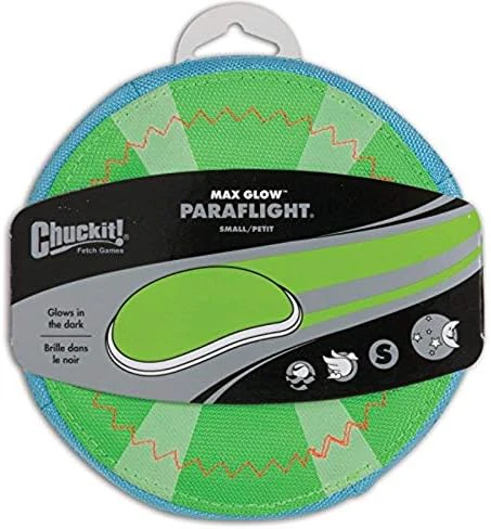 Chuckit! Max Glow Paraflight Flying Disc Dog Toy - Image 4