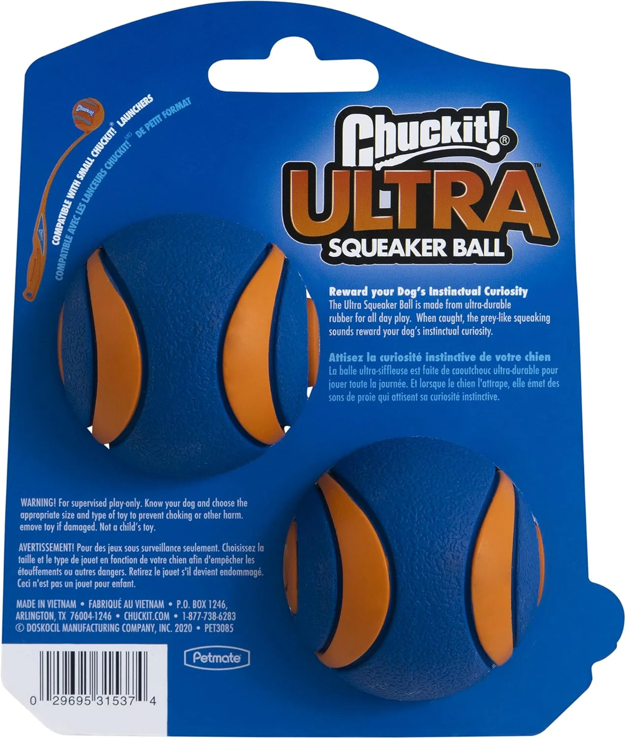 Chuckit! Ultra Squeaker Ball Dog Toy - Image 3
