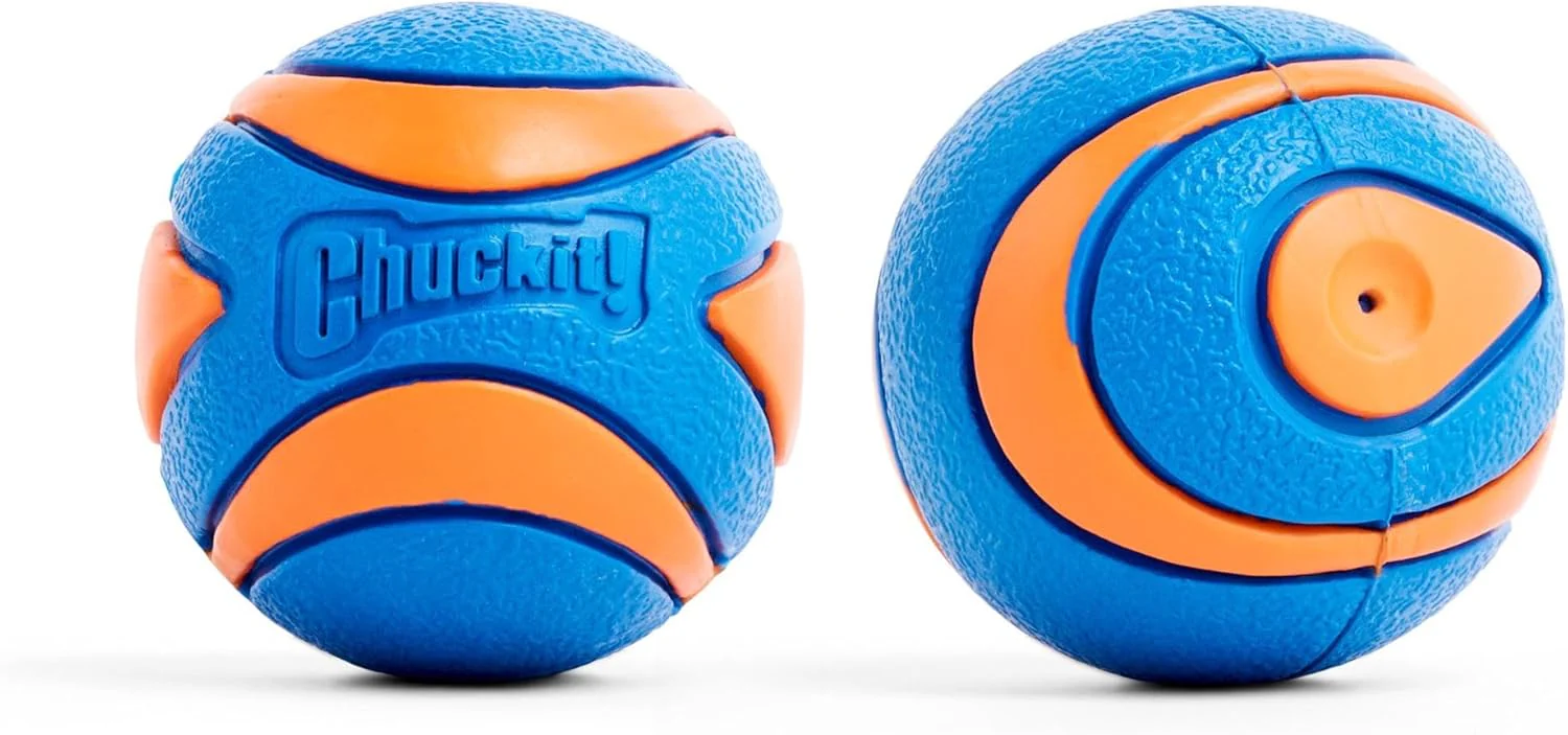 Chuckit! Ultra Squeaker Balls for Dogs, Floating Water Pet Toys, Durable Rubber Pet Toy, Bouncy Squeaky Fetch Balls For Dogs, Pack of 2 - Image 5