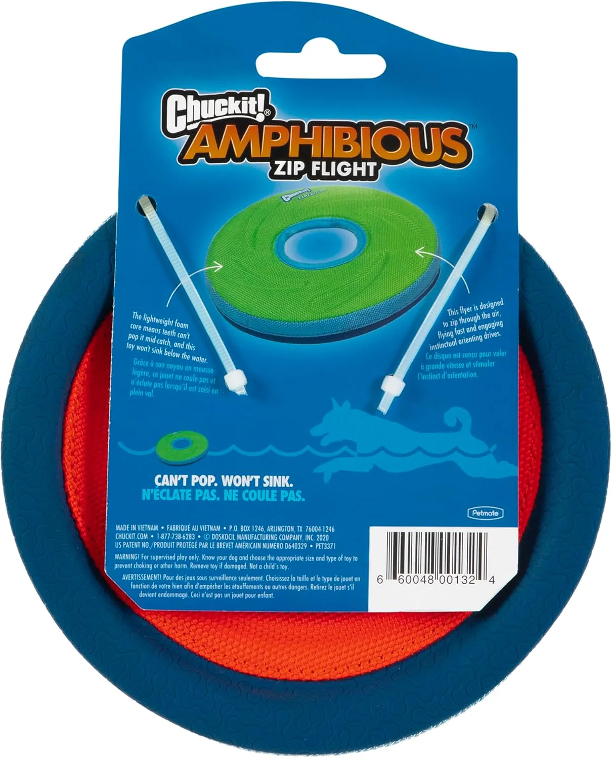 Chuckit! Zipflight Flying Disc Dog Toy - Image 6