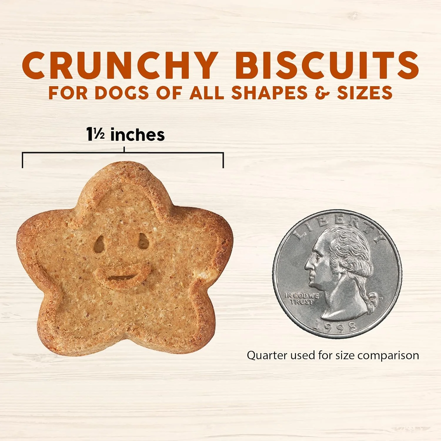 Cloud Star Wag More Bark Less - Dog Treats - Crunchy Biscuits - Grain Free Peanut Butter & Apples - Image 6