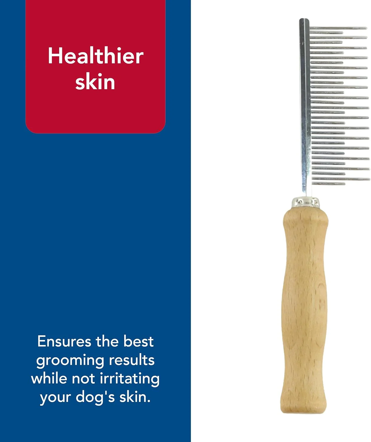 Coastal Pet Safari Dog Shedding Combs - Dog Shedding Brush for Dogs with Short and Long Hair - Different Sized Teeth for Undercoat Rake - Image 5