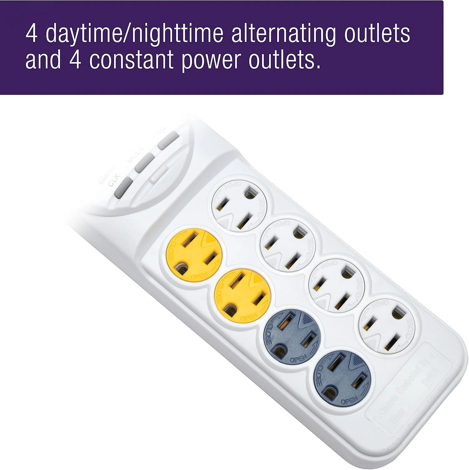 Coralife Aquarium Fish Tank 8-Outlet 24/7 Digital Power Center Timer - Image 3