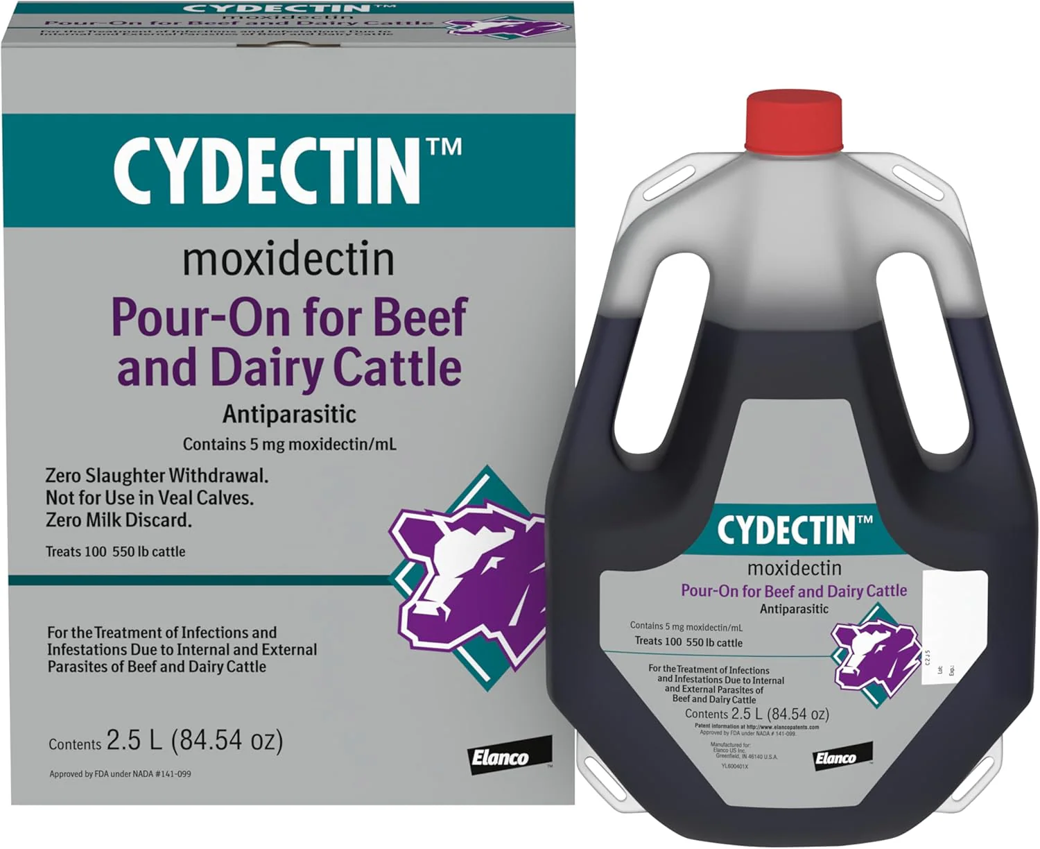 Cydectin® Pour-On – Moxidectin Dewormer &amp; Pest Control for Beef &amp; Dairy Cattle