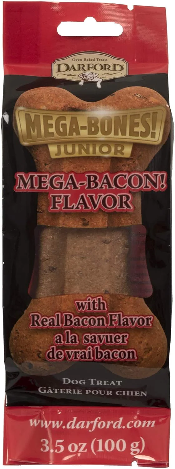 Darford Mega Bone Junior Bacon Flavor Dog Treat - Image 2