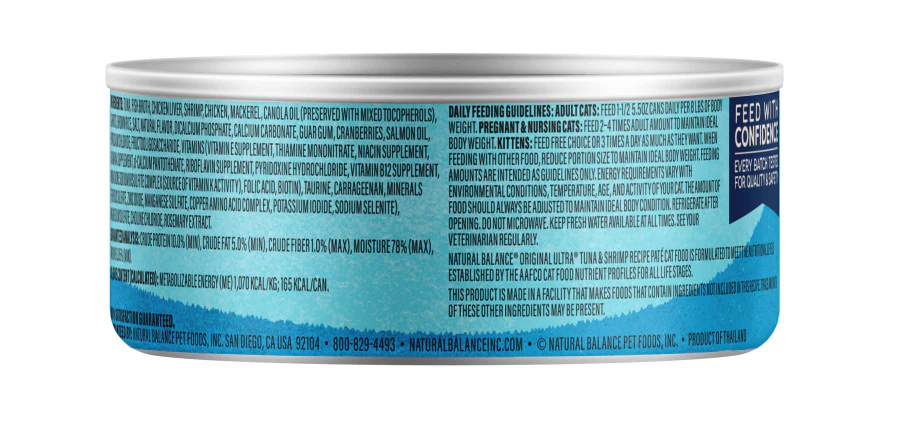 Dick Van Patten'S Natural Balance Tuna And Shrimp Canned Cat Food (Case Of 24), 5.5 Oz. - Image 4