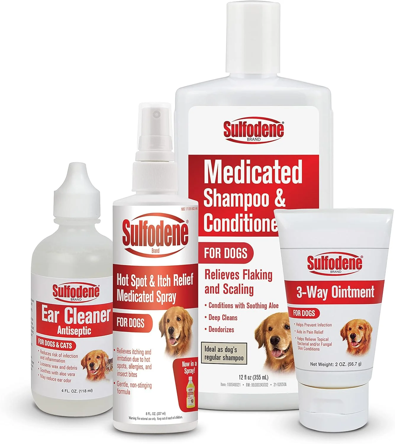 Dog Wound Care 3-Way Ointment, Relieves Pain & Prevents Infection For Dog Cuts, Scrapes, Bites and Injuries, 2 Ounce) - Image 7