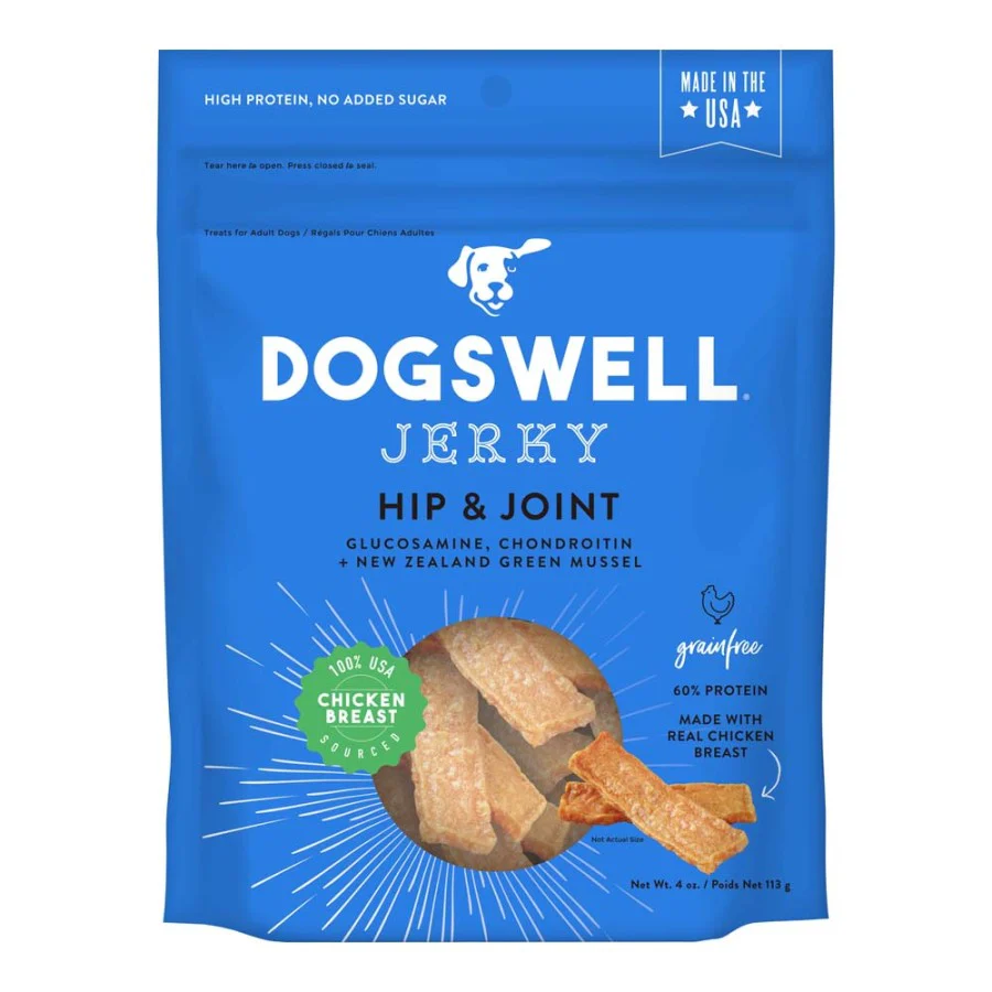 Dogswell Jerky Hip and Joint Dog Treats Grain Free Made in USA Only, Glucosamine and Chondroitin, Chicken - Image 12