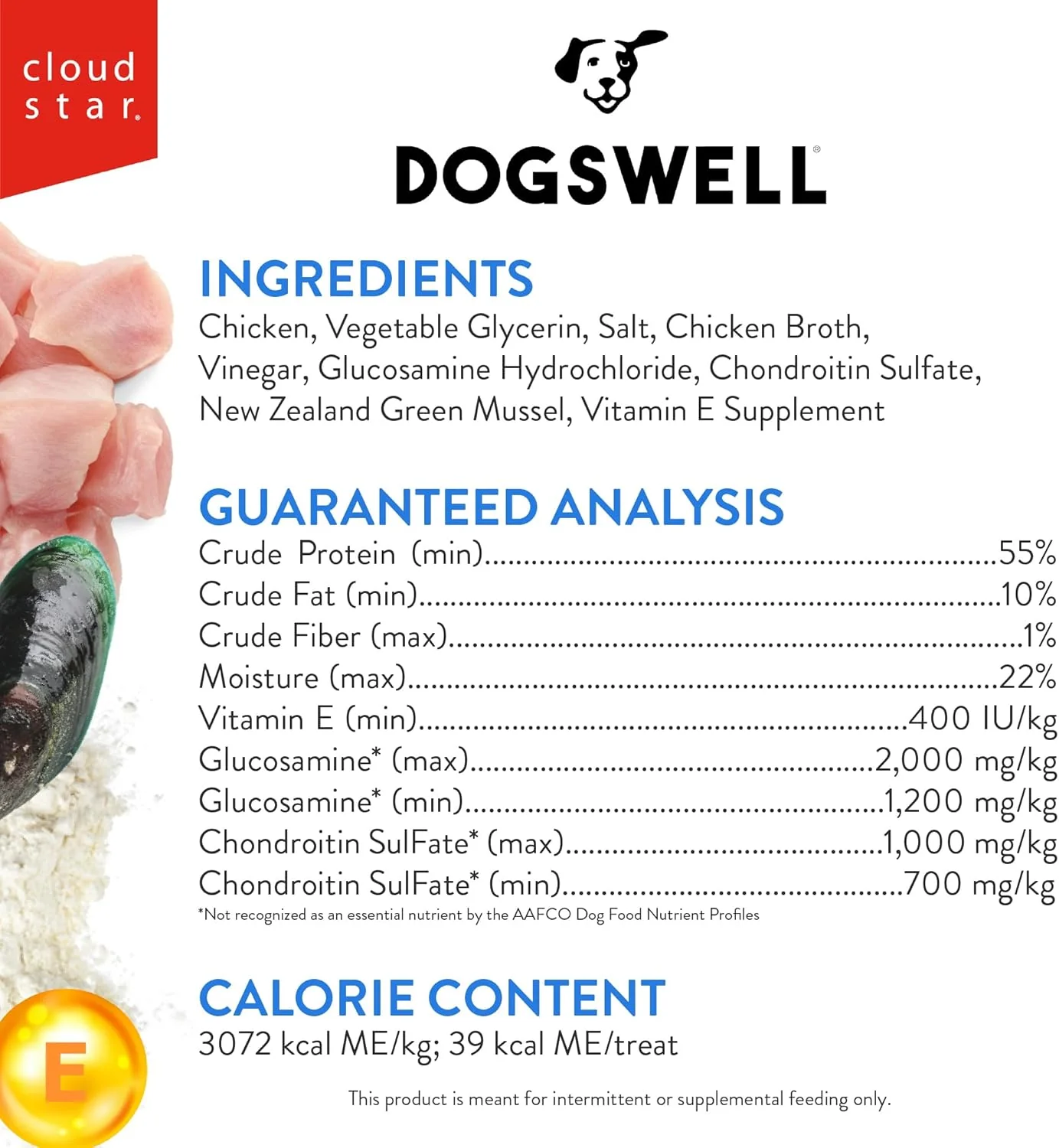 Dogswell Jerky Hip and Joint Dog Treats Grain Free Made in USA Only, Glucosamine and Chondroitin, Chicken - Image 4