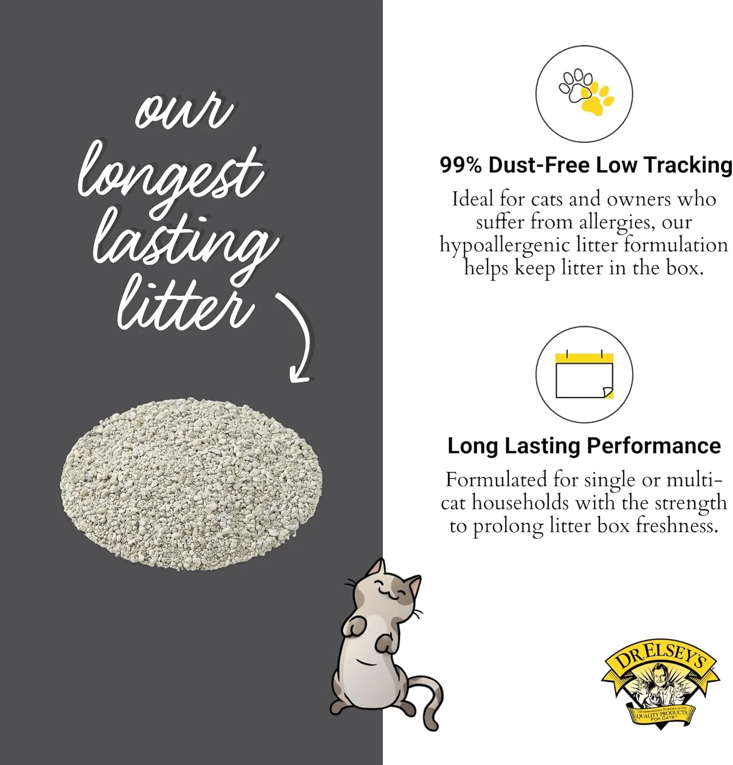 Dr. Elsey's Precious Cat Unscented Ultra+ Cat Litter - Image 3