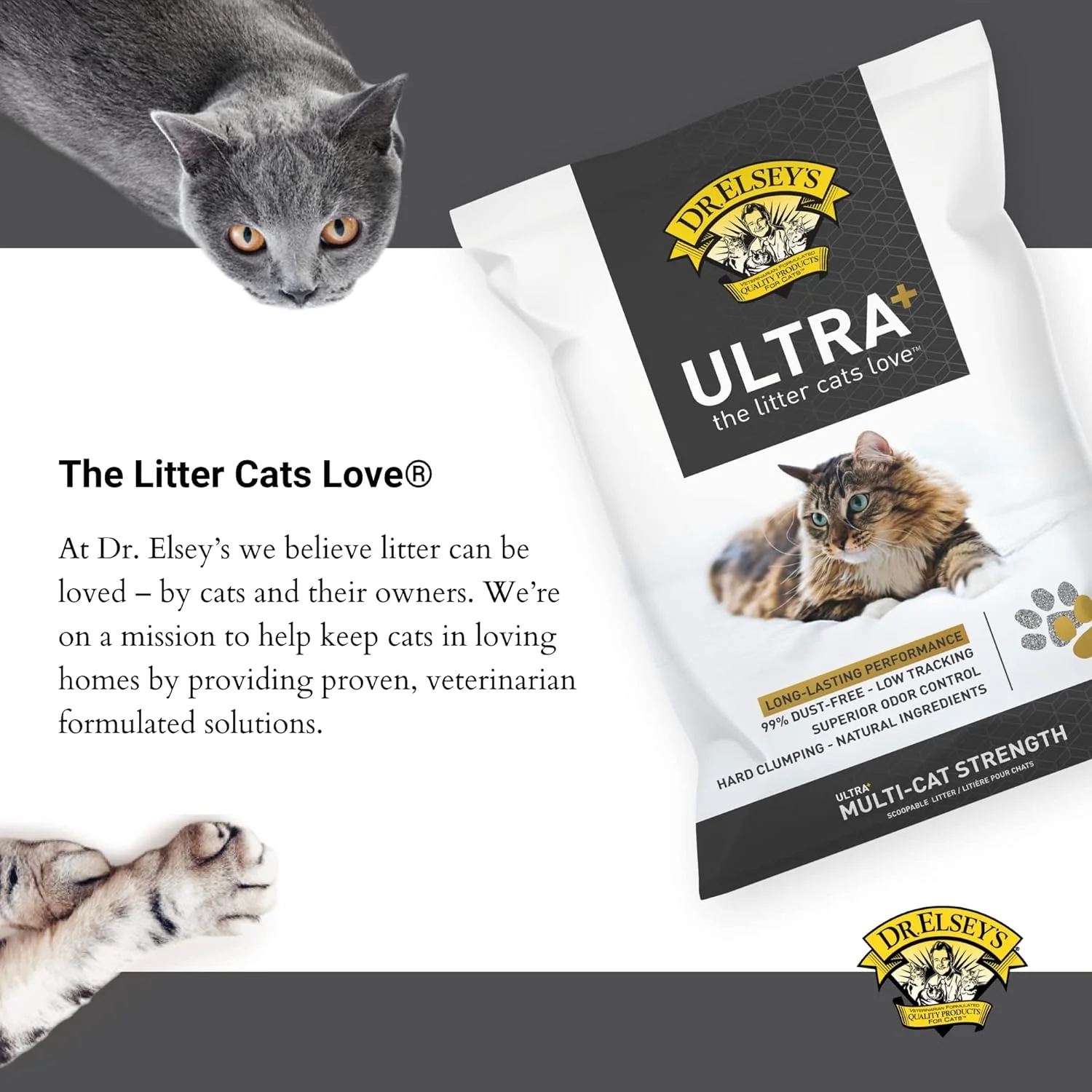 Dr. Elsey's Precious Cat Unscented Ultra+ Cat Litter - Image 7