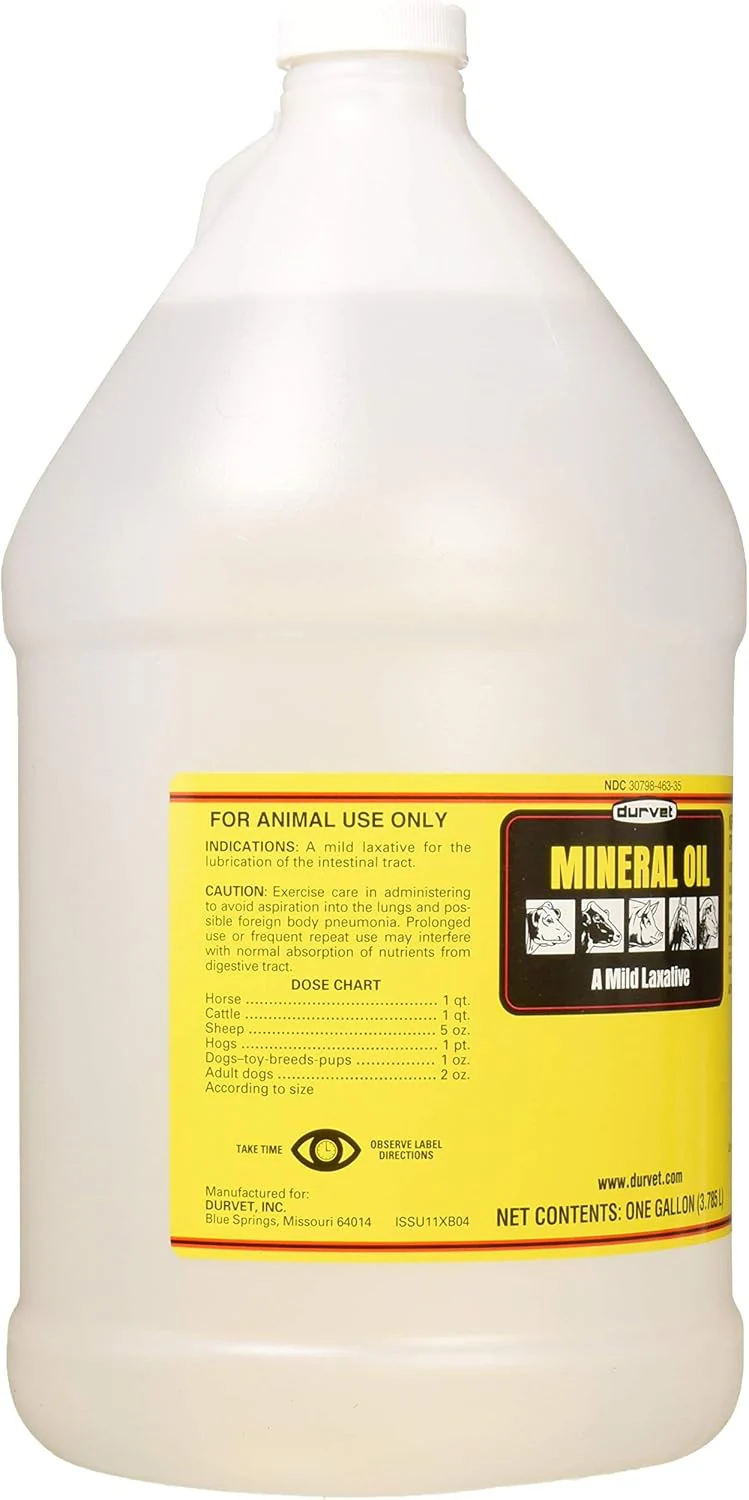 Durvet® Mineral Oil – Gentle Livestock Laxative - 1 gal - Image 3
