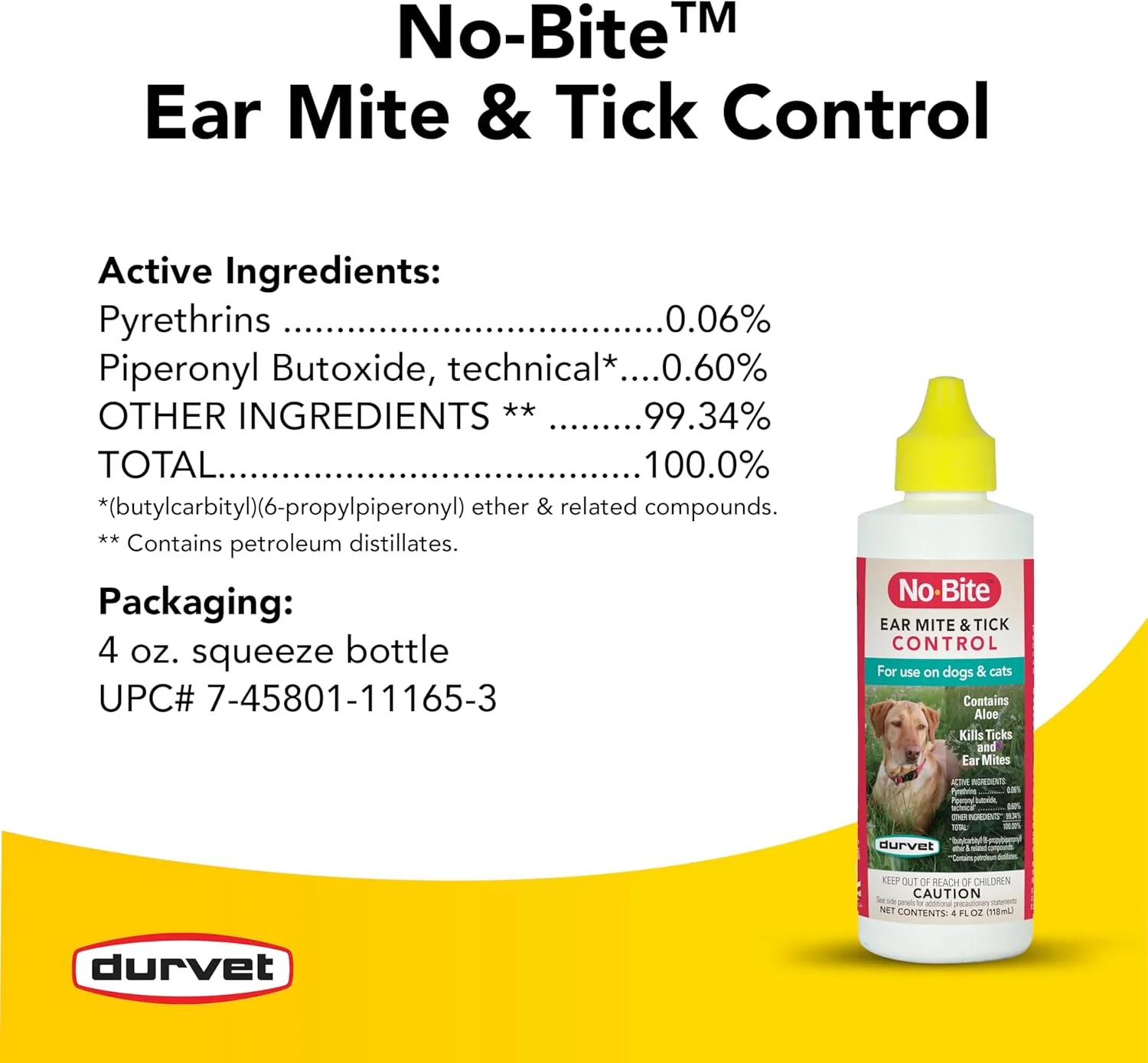 Durvet® No-Bite™ Ear Mite Control – 4 oz Fast Relief for Cats & Dogs - Image 4