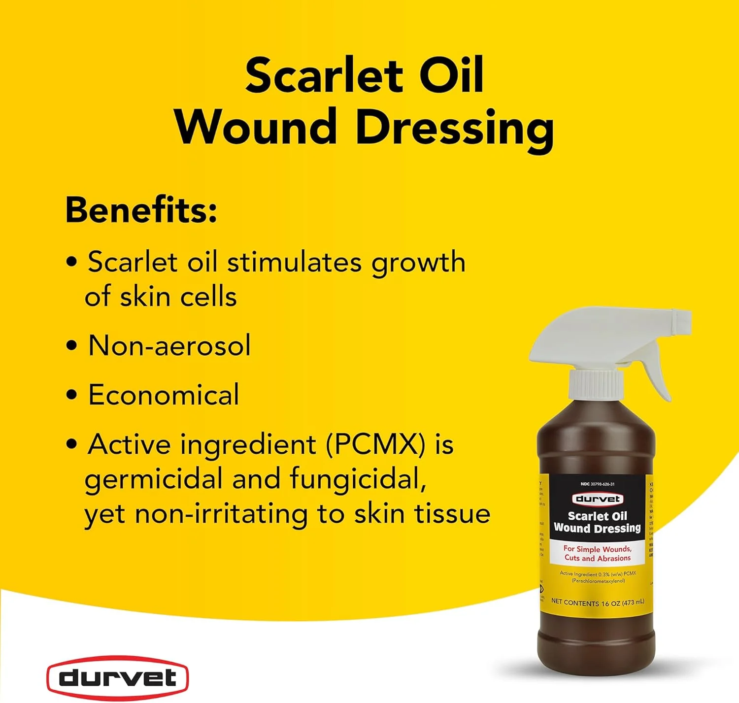 Durvet® Scarlet Oil with Sprayer 16 oz - Image 7