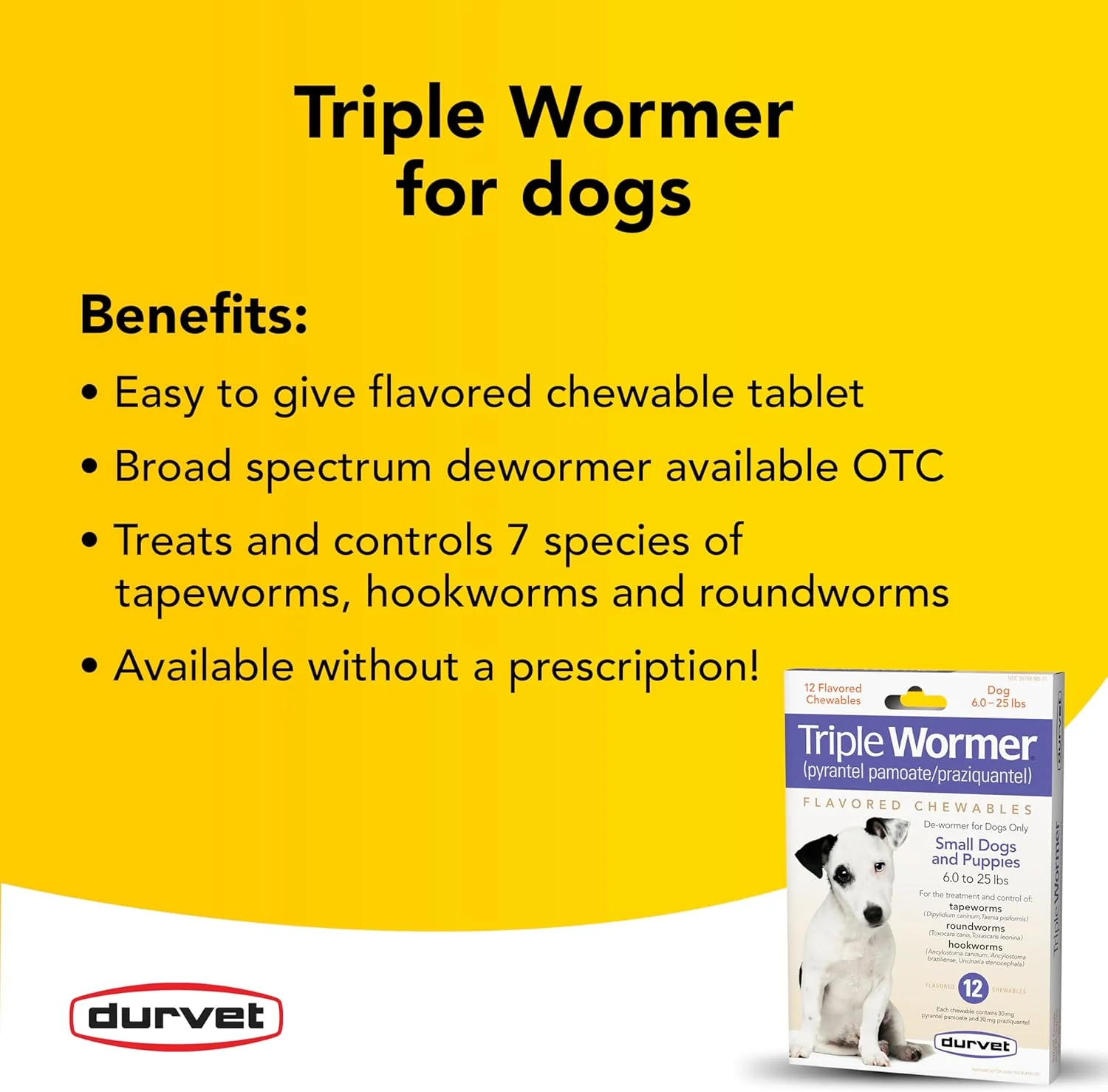 Durvet® Triple Wormer™ (Chewable Tablets) - Image 5