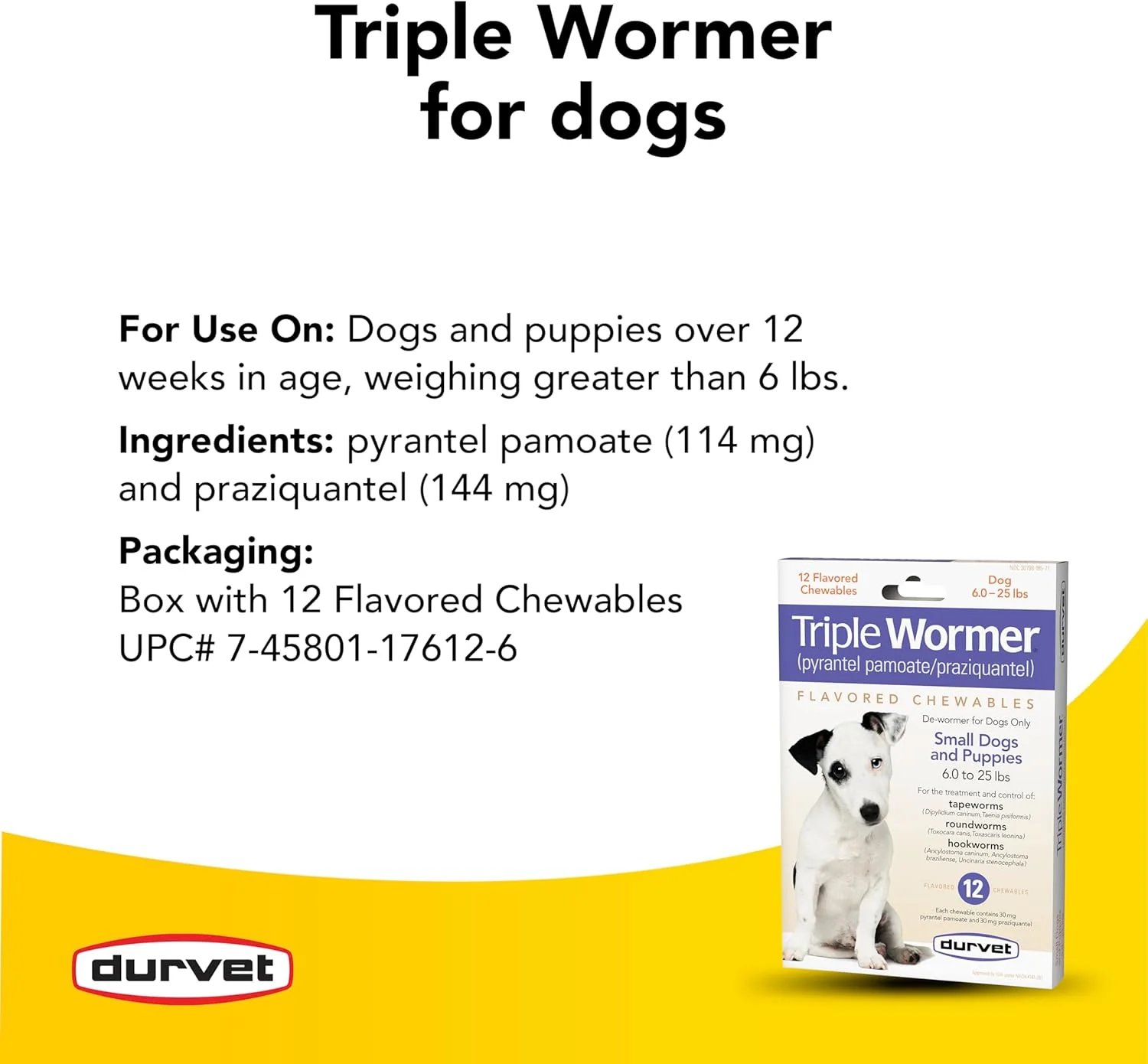 Durvet® Triple Wormer™ (Chewable Tablets) - Image 7
