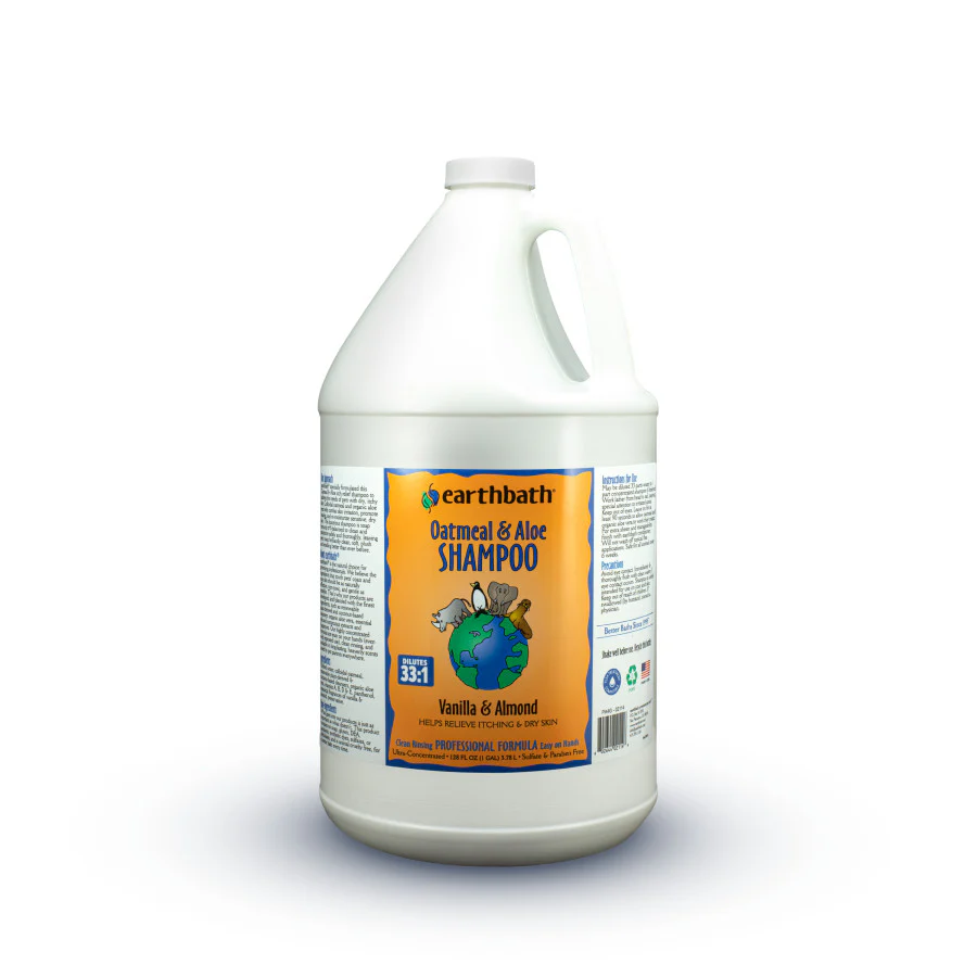 Earthbath Oatmeal and Aloe Dog Shampoo- Oatmeal Shampoo for Smelly Dogs, Dog Wash in Bulk, Helps Itchiness and Dry Skin, Shampoo for Pet Grooming, Dilutes 33:1- Vanilla and Almond - Image 7